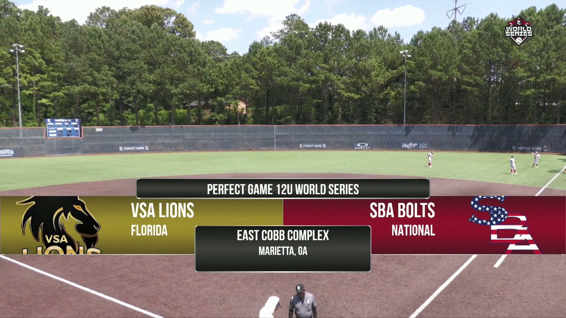 12u World Series Championship VSA Lions vs SVA Bolts PerfectGame.tv