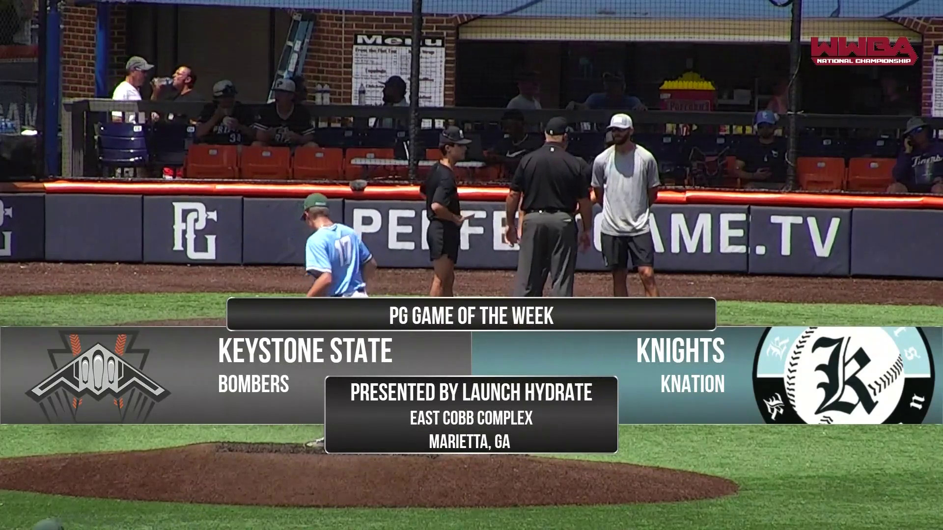 2023 16u WWBA National Championship Keystone State Bombers vs Knights