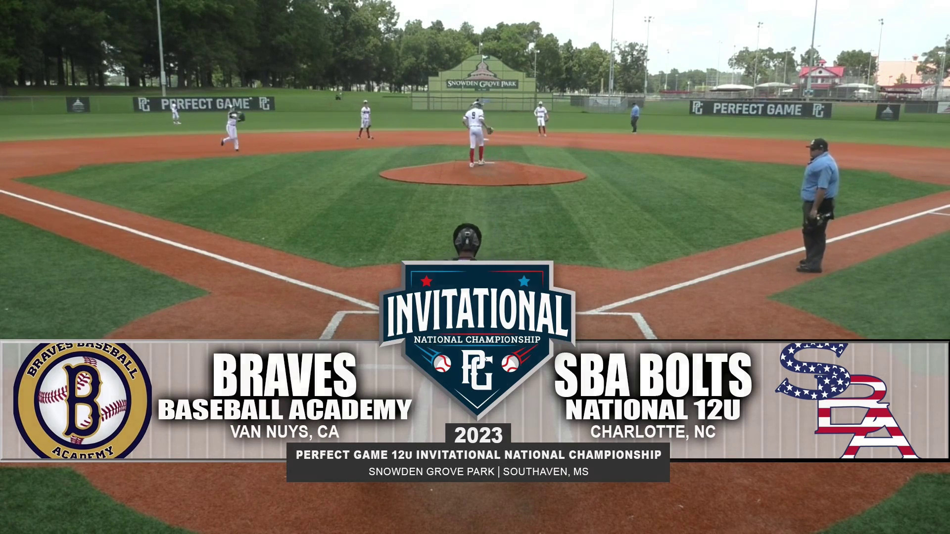 2023 12u PG Invitational - Braves Baseball Academy vs. SBA Bolts