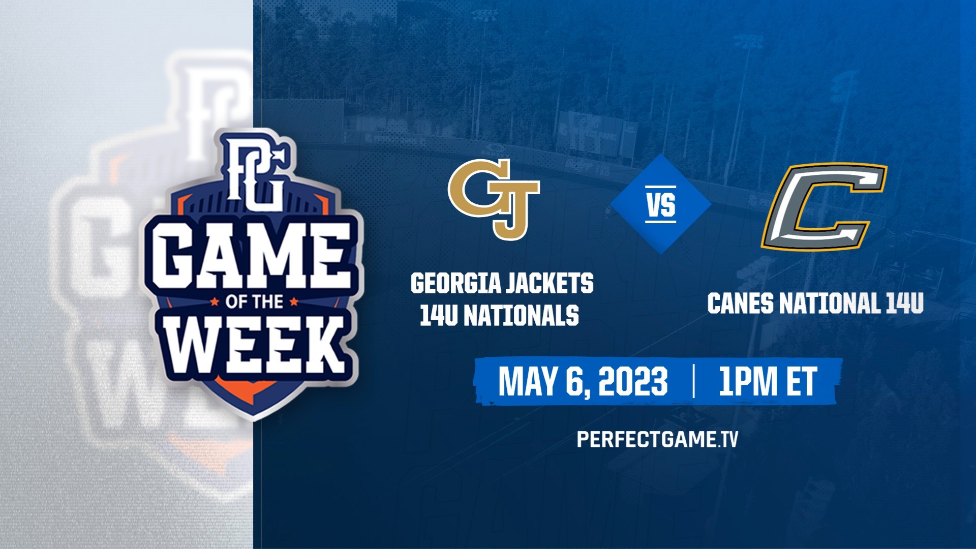 2023 PG Game of the Week Jackets vs. Canes National (14u