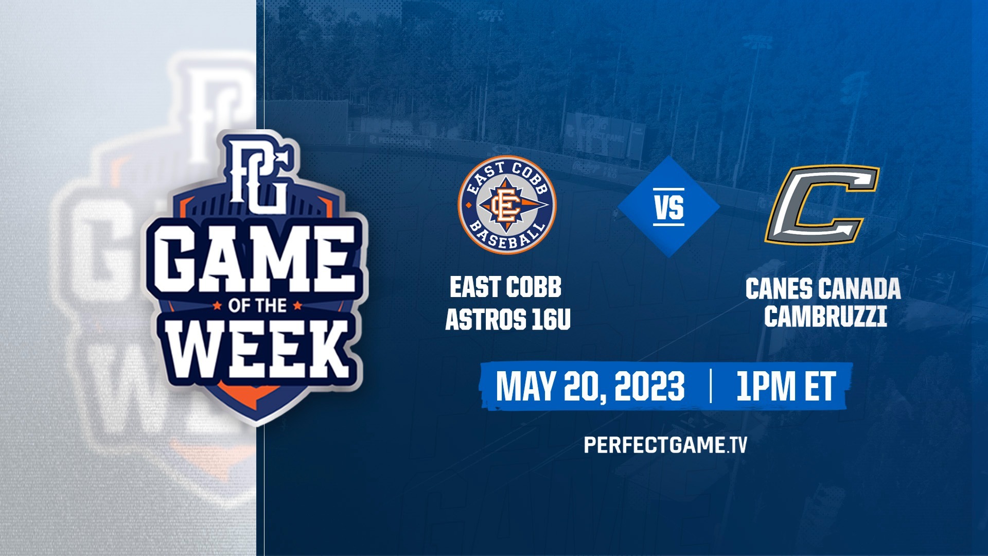 2023 PG Game of the Week - East Cobb Astros vs. Canes Canada (17u ...